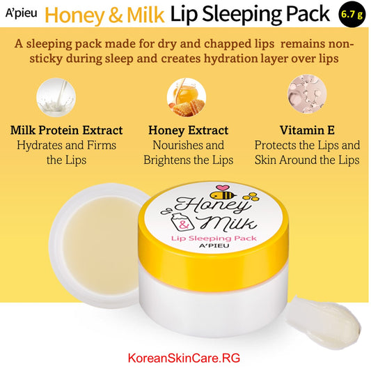 HONEY & MILK LIP SLEEPING MASK (6.7g)