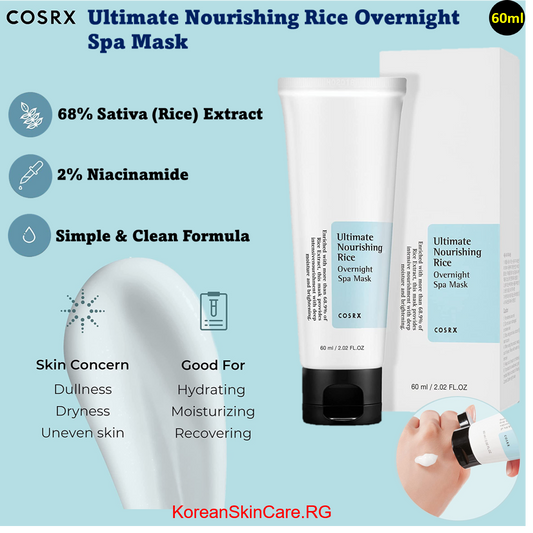 ULTIMATE NOURISHING RICE OVERNIGHT SPA MASK, (60 ml)