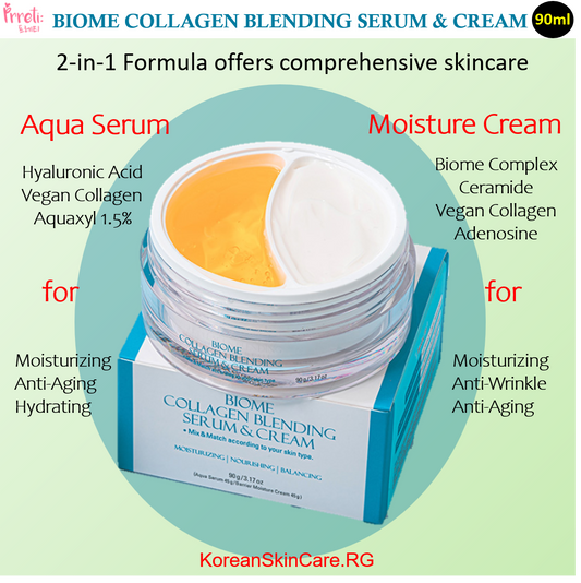 BIOME COLLAGEN BLENDING SERUM & CREAM, (90 ml)