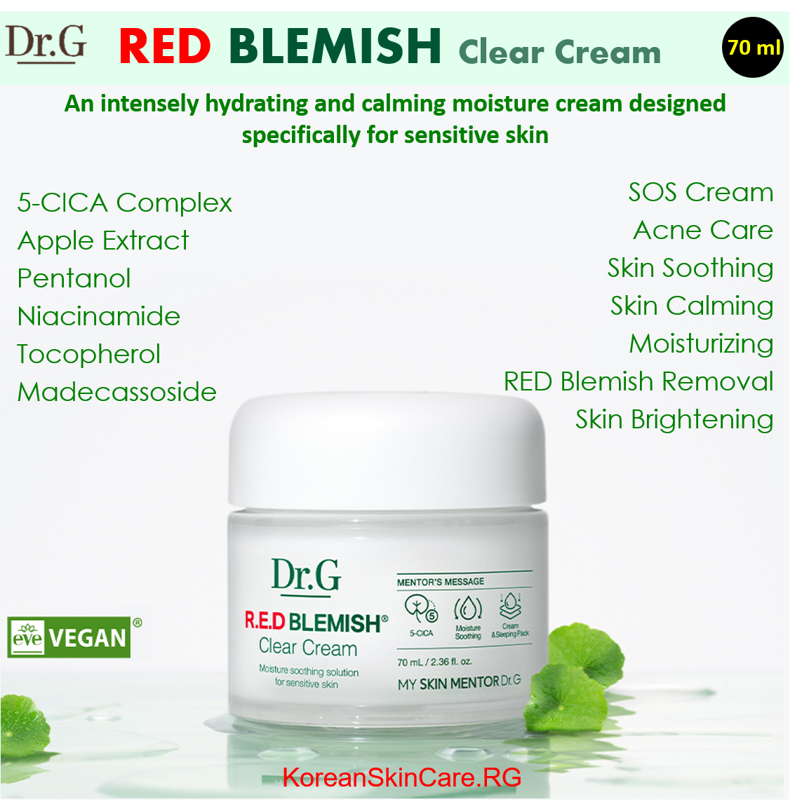 R.E.D BLEMISH CLEAR CREAM, (70ml)