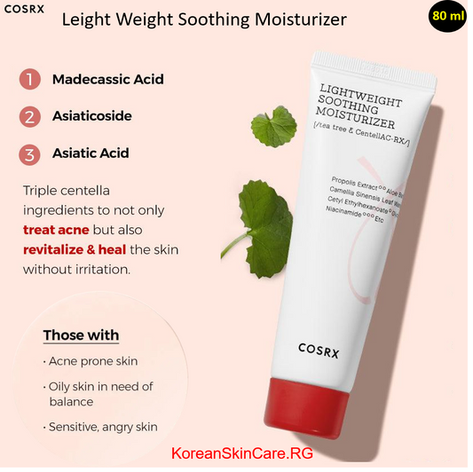 LIGHT WEIGHT SOOTHING MOISTURIZER, (80 ml)