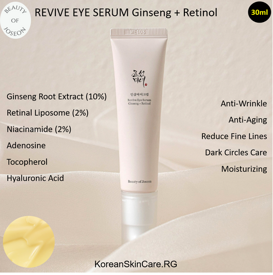 REVIVE EYE SERUM Ginseng + Retinol (30ml)