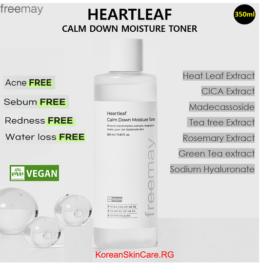 HEARTLEAF CALM DOWN MOISTURE TONER, (350ml)