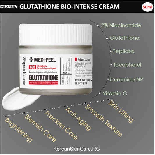 GLUTATHIONE BIO-INTENSE BRIGHTENING CREAM, (50ml)