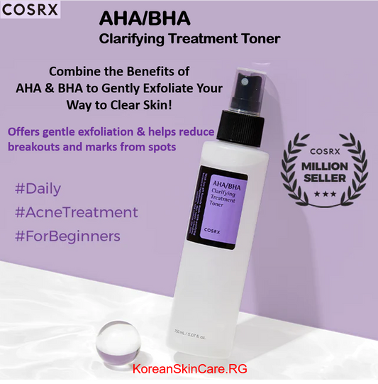 AHA BHA CLARYFING TREATMENT TONER, (150 ml)