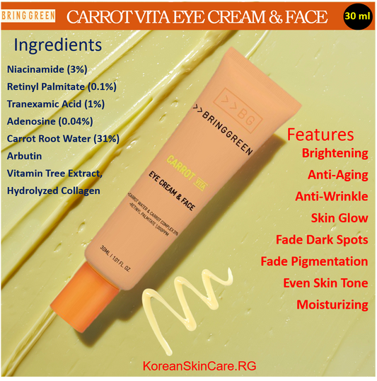 CARROT VITA EYE CREAM & FACE (30ml)