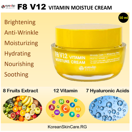 F8 V12 VITAMIN MOISTURE CREAM, (50 ml)