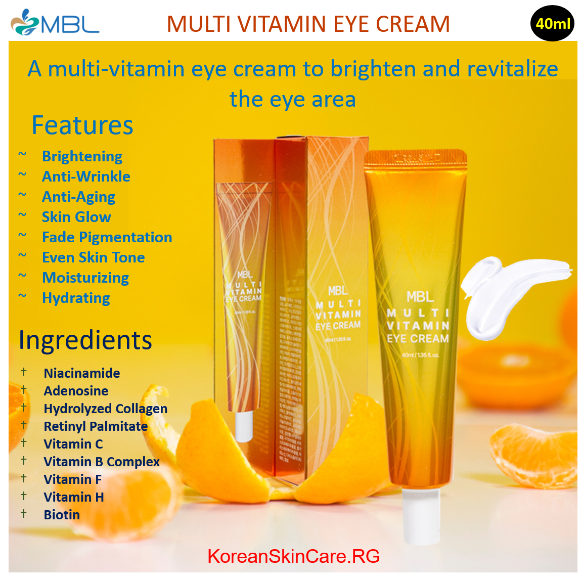 MULTI VITAMIN EYE CREAM (40ml)