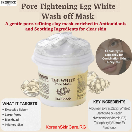 EGG WHITE PORE MASK (100g)