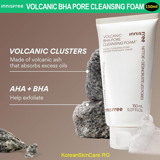 VOLCANIC BHA PORE CLEANSING FOAM (150ml)