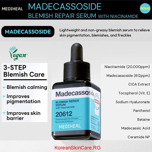 MADECASSOSIDE BLEMISH REPAIR SERUM (40 ml)