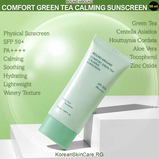 COMFORT GREEN TEA CALMING SUNSCREEN (50ml)