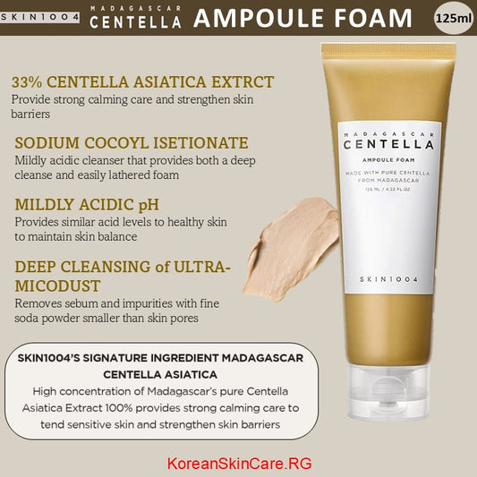 MADAGASCAR CENTELLA AMPOULE FOAM (125 ml)