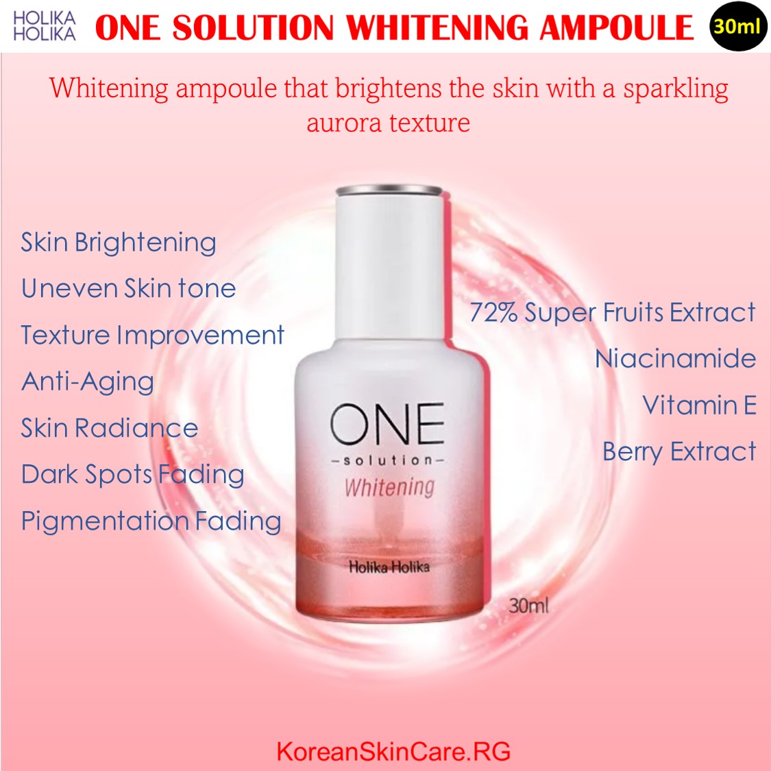 ONE SOLUTION BRIGHTENING AMPOULE (30ml)