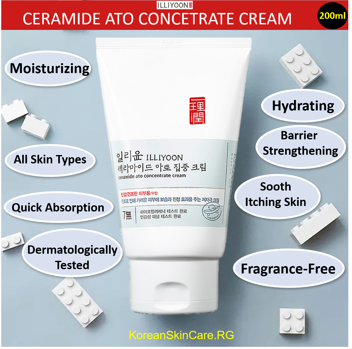 CERAMIDE ATO CONCENTRATE CREAM, (200ml)