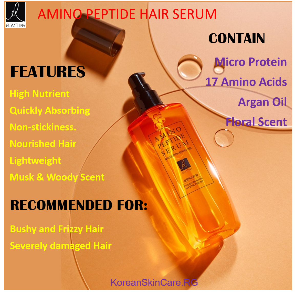 AMINO PEPTIDE HAIR SERUM (150 ml)