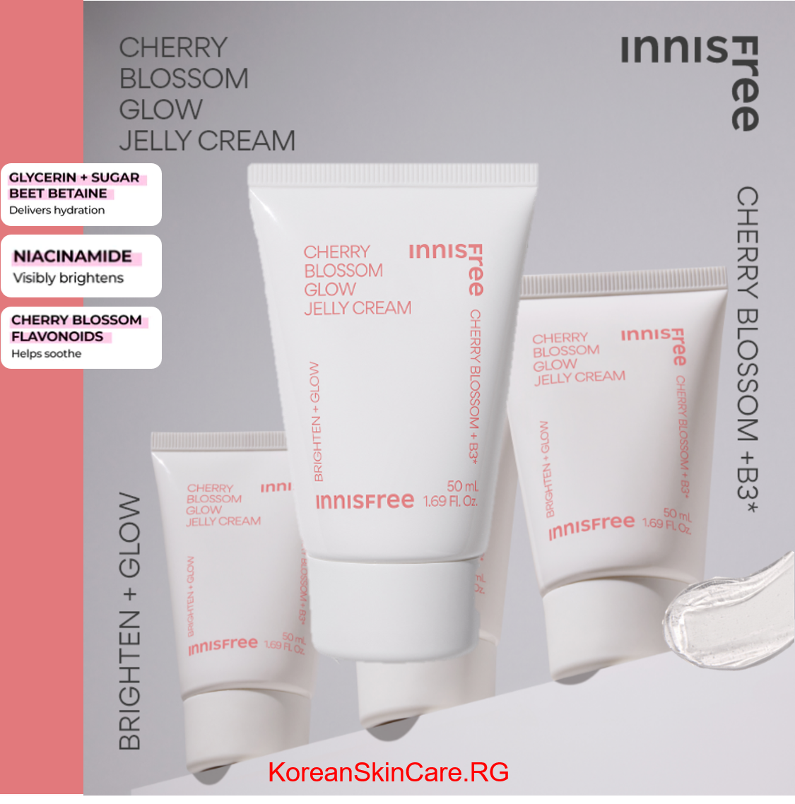JEJU CHERRY BLOSSOM JELLY Cream, (50 ml)