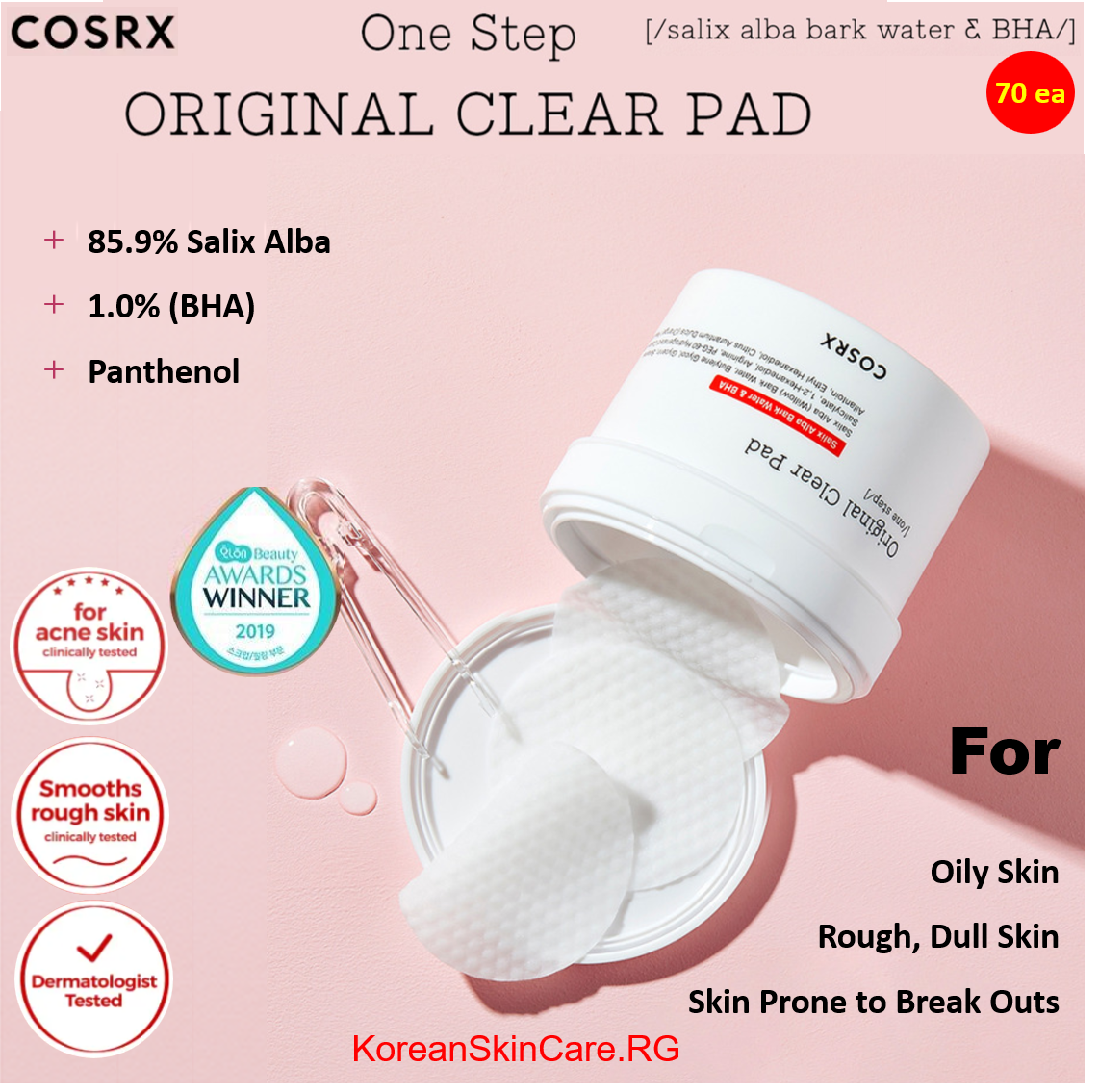 ONE STEP ORIGINAL CLEARPAD (70 Pads), (90 Pads)