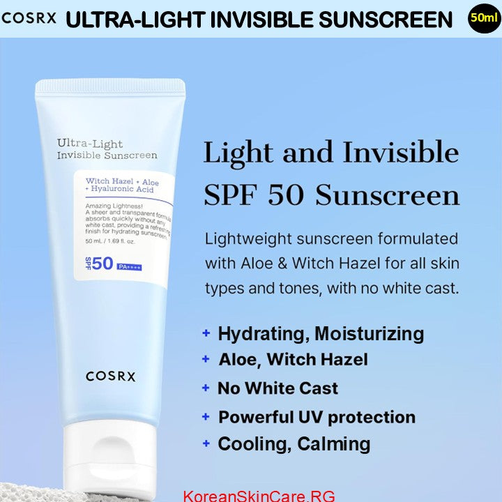 ULTRA-LIGHT INVISIBLE SUNSCREEN (50 ml)